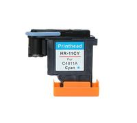 Gcbhfjrcyz 11 Imprimantes De Têtes d'impression Remplacement De La Tête d'impression, Compatible avec Hp11 Designjet 70 100 110 500 510 500PS C4810A C4811A C4812A C4813A Tête d'impression(Cyan)