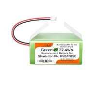 Gcbhfjrcyz Batterie Li-ION De Remplacement 2600 MAh, Compatible avec Shark RVBAT850 R75, RV85, R700_N, RV850 Et RV1001AE Les Aspirateurs Robots