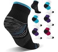 Gcbiger Lot de 7 paires de chaussettes de compression pour homme et femme pour soulager la douleur, soutenir la cheville et la santé des pieds