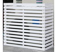 GCCSSBXF Cadre de climatiseur extérieur - Housse en maille de bois pour diverses scènes - Convient pour bonsaï - Protégez et embellissez votre unité de climatisation