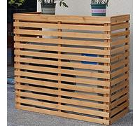 GCCSSBXF Cadre de climatiseur extérieur - Housse en maille de bois pour diverses scènes - Convient pour bonsaï - Protégez et embellissez votre unité de climatisation