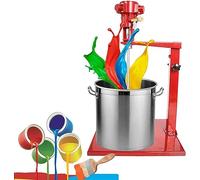 GCCSSBXF Mélangeur pneumatique de peinture de 20 L, agitateur de revêtement liquide en acier inoxydable pour mélange d'hydrosol de teinture de peinture, 2600 tr/min, machine à remuer la peinture