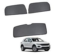 GCcv Pare Soleil Voiture Bébé Enfant Protection UV pour Fenêtres Pare-Soleil de Fenêtre Latérale pour T-ROC 2017-2022 Magnétique Rideau Housses Accessoires Auto,Rear-Window+Back-windscreen-3PCS
