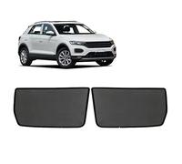Pare Soleil Voiture Bébé Enfant Protection UV pour Fenêtres Pare-Soleil de Fenêtre Latérale pour T-ROC 2017-2022 Magnétique Rideau Housses Accessoires Auto,Rear-window-2PCS