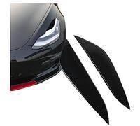 GCcv Sourcils De Phare Garniture De Phares Sourcils Couverture De Sourcil De Phare Décoration pour Tesla Model 3 2017-2022 Autocollant De Paupières Avant