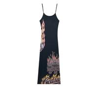 Gcds - Riders Long Dress - Femme - Robes - Noir - Taille: 36 FR