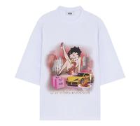 Gcds - T-shirt Betty Boop - Homme - Tops - Blanc - Taille: XL