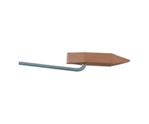 GCE GCE Pièce en cuivre forme marteau avec tige en fer droite pour poignée propane 250 g Quantité:1