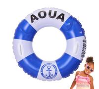 Gcerfby Anneau de Piscine Gonflable, Anneaux de Natation pour,Tubes de Natation pour Dispositif de flottaison jetable avec poignée - Tubes de épais de Style Britannique, pour Piscine