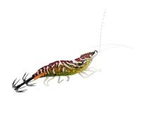 Gcerfby Appât pour Calmar | Équipement De Pêche Luminescent - Hameçon Artificiel pour Calmar en Forme De Crevette - pour La Pêche en Plein Air dans Les Eaux Douces Rivière Lac Étang pour Les Vacances