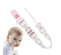 Gcerfby Attache-sucette pour bébé,attache-sucette - Sangles de dentition anti-chute pour sucette,Jouets de dentition à ficelle de sucette, anneaux de adaptés à la plupart des sucettes