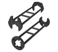 Gcerfby Clé Multifonction pour Évier | Lot de 2 clés multifonctions à prise ergonomique,Outil pour Robinet Sous Evier,pour Installation et Réparation de Plomberie Lavabo Toilette Cuisine Salle de