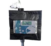 Gcerfby Housse de protection pour tuyau d'arrosage résistante aux intempéries - Manchon transparent anti-gel visible pour jardin, pelouse, jardin, cour, parc, système d'arrosage, zones de robinet