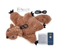 Gcerfby Jouet interactif à à Chat, Jouet réaliste pour Chat Qui Chasse l'oiseau, favorise Une activité Saine, Texture Douce/Confortable, Oiseau/Chauve-Souris/écureuil, pour Toutes Les Races de