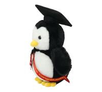 Gcerfby Peluche Pingouin de Remise de Diplôme | Souvenir Doux, apaisant et Portable - Jouet en Peluche avec Tenue de Graduation | pour l'enseignement Supérieur, Les Écoles Maternelles et Le Lycée