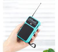 Gcerfby Petit Poste Radio Portable AM FM,Radio FM AM à Piles - Compact avec Lampe Torche Multifonction Outil de Survie pour Camping Randonnée Activités Extérieures Voyage Accompagnement pour