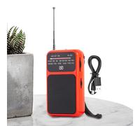 Gcerfby Radio Portable AM/FM | Radio Extérieure AM/FM,Multifonction Compacte avec Lampe Torche pour Camping Randonnée Voyage Maison Hommes Femmes