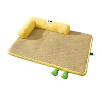 Gcerfby S-ilentnight Tapis pour chien ultra rebondissant doux et portable 50 x 40 x 5 cm Facile à nettoyer Pour intérieur et extérieur
