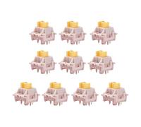 Gcerfby Tablettes Clavier Silencieux, Commutateurs Silencieux Lisses, Clavier De Commutation Informatique, Confort De Frappe Amélioré, Rose/Vert pour La Maison, Lieu De Travail, Configuration De Jeu