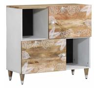GCHDHAPB Accueil-Armoires et rangement, armoires de rangement multimédia et racks, buffet 80 x 33,5 x 75 cm en bois massif mangue