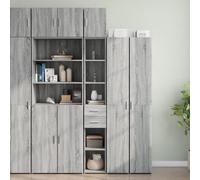 GCHDHAPB Accueil-Armoires et rangement, buffets et buffets, armoire de rangement mince gris Sonoma 30 x 42,5 x 225 cm en bois d'ingénierie