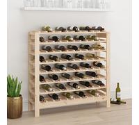 GCHDHAPB Accueil Armoires et rangement, casiers à vin, casier à vin en pin massif 109,5 x 30 x 107,5 cm