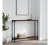 GCHDHAPB Accueil Tables d'appoint Table d'appoint Table console Chêne Marron 100 x 22,5 x 75 cm