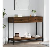 GCHDHAPB Accueil Tables d'appoint Table d'appoint Table console Chêne Marron 100 x 34,5 x 75 cm
