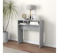 GCHDHAPB Accueil Tables d'appoint Table d'appoint Table console Gris béton 78 x 30 x 80 cm