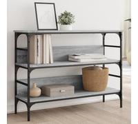GCHDHAPB Accueil Tables d'appoint Table d'appoint Table console Gris Sonoma 100 x 32 x 75 cm Bois d'ingénierie