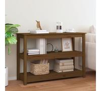 GCHDHAPB Accueil Tables d'appoint Table d'appoint Table console Marron miel 110 x 40 x 74 cm Bois massif Pin
