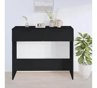 GCHDHAPB Accueil Tables d'appoint Table d'appoint Table console Noir 90 x 36 x 75 cm Bois d'ingénierie