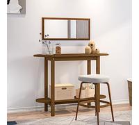 GCHDHAPB Accueil Tables d'appoint, tables basses, table console marron miel 110 x 40 x 80 cm pin massif