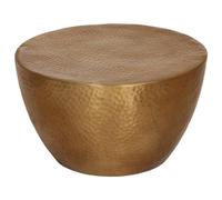 GCHDHAPB Accueil Tables,Tables d'appoint,Tables basses,Table basse en aluminium martelé 50x30 cm Laiton
