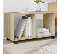GCHDHAPB Accueil Tables ,Tables d'appoint, Tables d'extrémité, RollingCabinetSonoma Oak 72x33x42.5 cm Engineered Wood