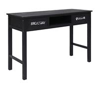 GCHDHAPB Accueil Tables,Tables d'appoint,Tables d'extrémité,Table console Noir 110x45x76 cm Bois