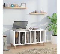 GCHDHAPB Armoires et rangement-Armoire à disques en bois d'ingénierie Blanc 100 x 38 x 48 cm