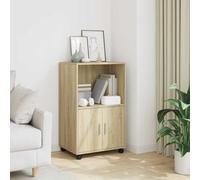 GCHDHAPB Armoires et rangement, buffets et buffets - Armoire roulante en chêne Sonoma 55 x 40 x 91 cm - Bois d'ingénierie