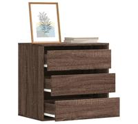 GCHDHAPB Armoires et rangement - Commode d'angle en chêne marron - 60 x 41 x 58 cm