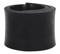 GCHDHAPB Bordure en caoutchouc pour chasse-neige Noir 120 x 15 x 2 cm