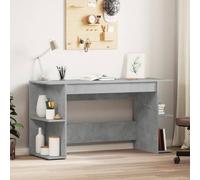 GCHDHAPB Bureau de bureau en bois d'ingénierie Gris béton 140 x 50 x 75 cm