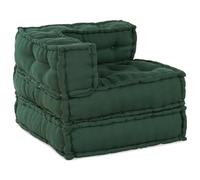 GCHDHAPB Décor,Textiles: Literie, Oreillers, Couvertures, Housses & Coussins, Poufs Modulaires 3 pcs Tissu Vert
