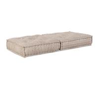 GCHDHAPB Decor,Textiles : Literie, oreillers, couvertures, housses et coussins,Pouf modulaire - Marron clair, 70x70x36 cm, Tissu
