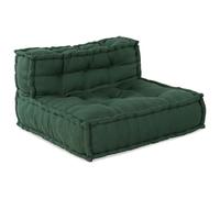 GCHDHAPB Decor,Textiles : literie, oreillers, couvertures, housses et coussins, poufs modulaires Lot de 4 en tissu vert