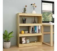 GCHDHAPB Étagère, bibliothèques et étagères sur pied, armoire à livres, séparateur de pièce, 100 x 30 x 103 cm, pin massif