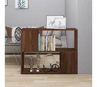 GCHDHAPB Étagères, bibliothèques et étagères sur pied - Armoire à livres / séparateur de pièce - Chêne marron - 80 x 24 x 63 cm