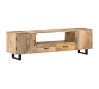 GCHDHAPB Home Entertainment Centres et meubles TV, meuble TV en bois de manguier massif 160 x 30 x 45 cm