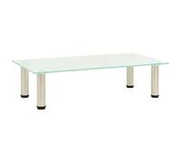 GCHDHAPB Home Entertainment Centres et supports TV, meuble TV en verre trempé givré 60 x 35 x 17 cm