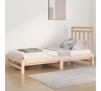 GCHDHAPB Home-Lits et accessoires, lits et cadres de lit, lit gigogne sans matelas 2 x (90 x 200) cm