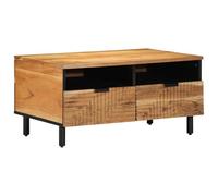 GCHDHAPB Meubles, surfaces : tables, bureaux, chariots, comptoirs et pièces, table basse 80 x 54 x 40 cm en bois d'acacia massif